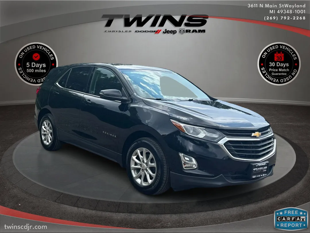 Black 2019 Chevrolet Equinox LT for sale in Wayland, MI