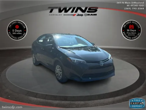Black 2019 Toyota Corolla LE for sale in Wayland, MI