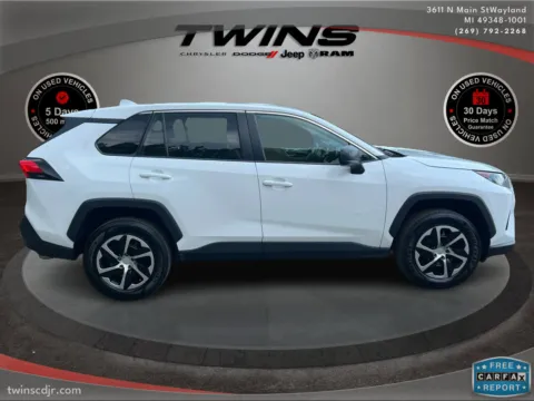Photos of 2022 Toyota RAV4 LE for sale in Wayland, MI at Twins Chrysler Dodge Jeep Ram