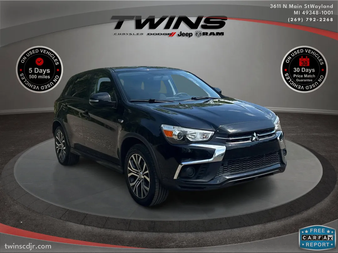 Black 2018 Mitsubishi Outlander Sport ES 2.0 for sale in Wayland, MI