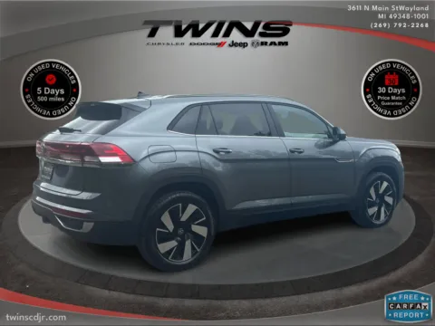 Another view of 2024 Volkswagen Atlas Cross Sport 2.0T SE w/Technology for sale in Wayland, MI at Twins Chrysler Dodge Jeep Ram