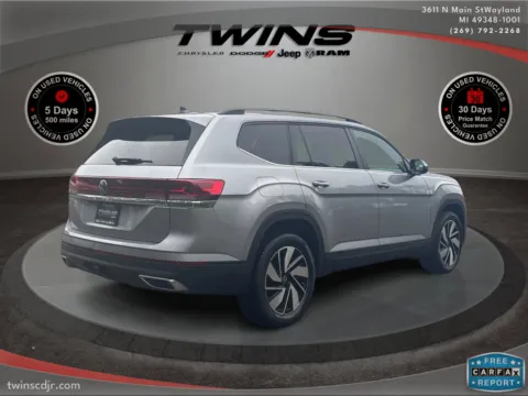 Another view of 2024 Volkswagen Atlas 2.0T SE w/Technology for sale in Wayland, MI at Twins Chrysler Dodge Jeep Ram