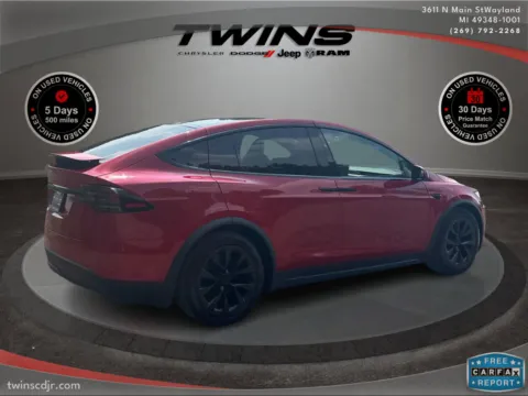 Another view of 2022 Tesla Model X for sale in Wayland, MI at Twins Chrysler Dodge Jeep Ram