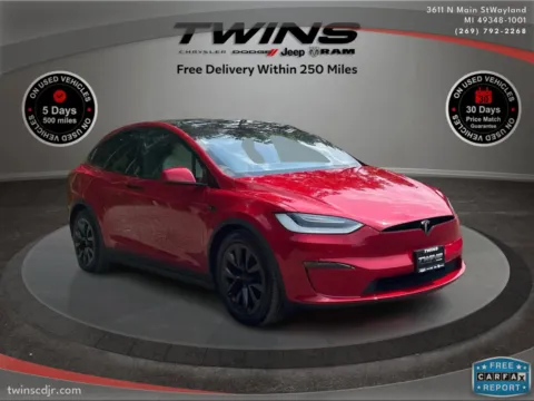 Red 2022 Tesla Model X for sale in Wayland, MI