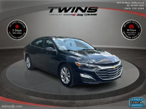 Black 2021 Chevrolet Malibu LT for sale in Wayland, MI