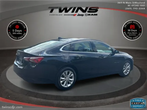 Another view of 2021 Chevrolet Malibu LT for sale in Wayland, MI at Twins Chrysler Dodge Jeep Ram
