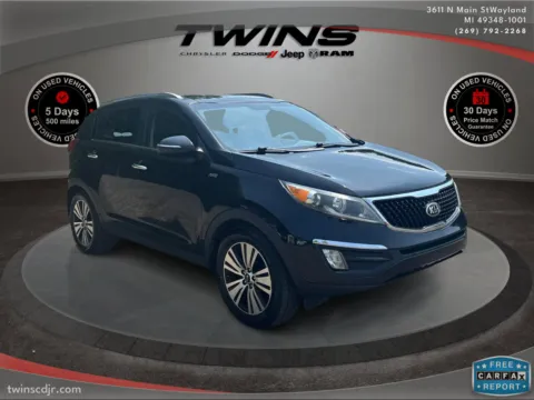 Black 2016 Kia Sportage EX for sale in Wayland, MI