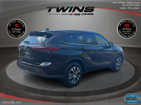 Another view of 2022 Toyota Highlander XLE for sale in Wayland, MI at Twins Chrysler Dodge Jeep Ram