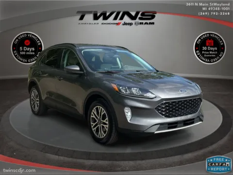 Gray 2021 Ford Escape SEL Hybrid for sale in Wayland, MI