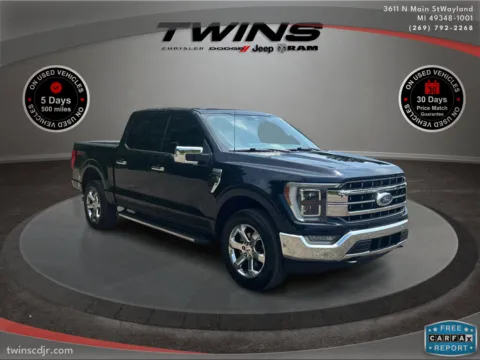Blue 2021 Ford F-150 LARIAT for sale in Wayland, MI