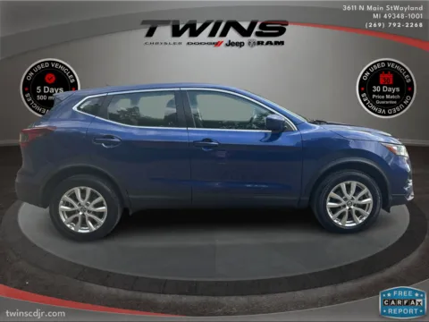 Photos of 2021 Nissan Rogue Sport S for sale in Wayland, MI at Twins Chrysler Dodge Jeep Ram