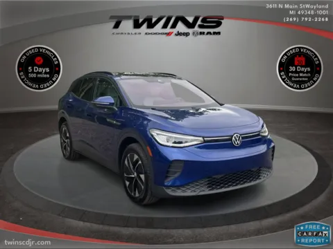 Blue 2021 Volkswagen ID.4 Pro S for sale in Wayland, MI