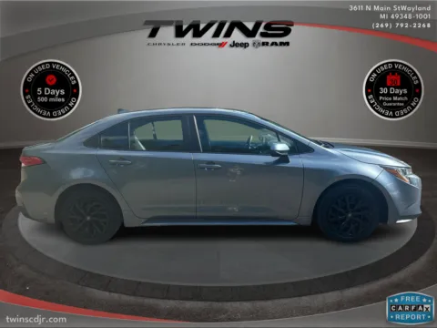 Photos of 2022 Toyota Corolla LE for sale in Wayland, MI at Twins Chrysler Dodge Jeep Ram