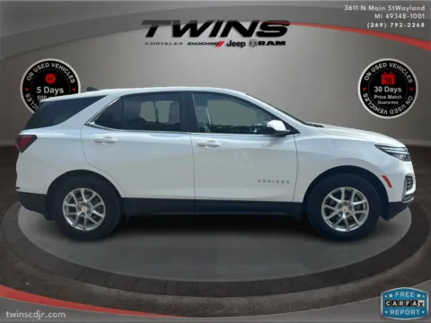 Photos of 2023 Chevrolet Equinox LT for sale in Wayland, MI at Twins Chrysler Dodge Jeep Ram