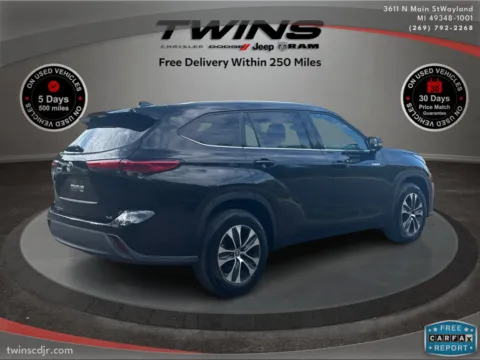 Another view of 2021 Toyota Highlander Hybrid XLE for sale in Wayland, MI at Twins Chrysler Dodge Jeep Ram