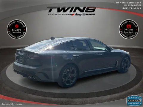 Another view of 2019 Kia Stinger GT for sale in Wayland, MI at Twins Chrysler Dodge Jeep Ram