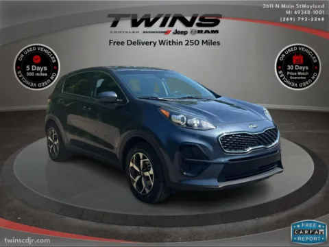 Blue 2022 Kia Sportage LX for sale in Wayland, MI