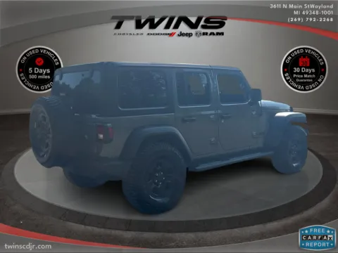 Another view of 2023 Jeep Wrangler Sport for sale in Wayland, MI at Twins Chrysler Dodge Jeep Ram
