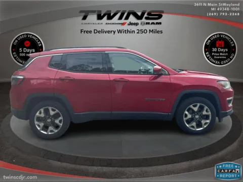 Photos of 2018 Jeep Compass Limited for sale in Wayland, MI at Twins Chrysler Dodge Jeep Ram