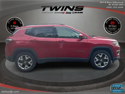 Photos of 2018 Jeep Compass Limited for sale in Wayland, MI at Twins Chrysler Dodge Jeep Ram