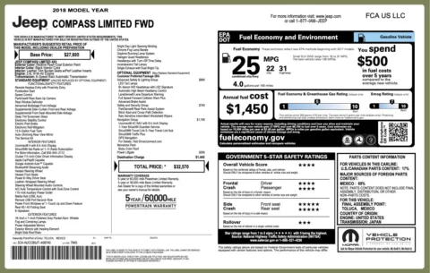 More photos of 2018 Jeep Compass Limited at Twins Chrysler Dodge Jeep Ram, MI