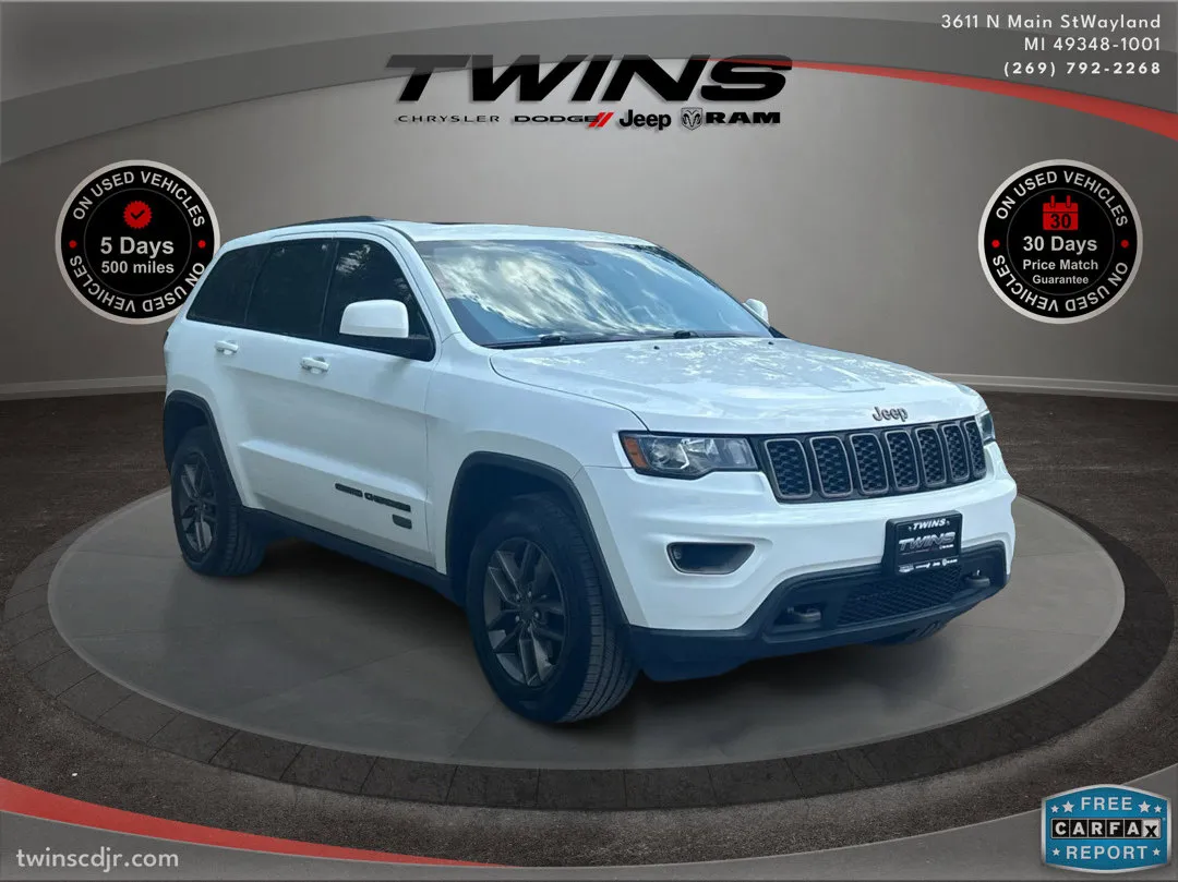 White 2016 Jeep Grand Cherokee 75th Anniversary for sale in Wayland, MI