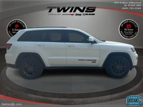 Another view of 2016 Jeep Grand Cherokee 75th Anniversary for sale in Wayland, MI at Twins Chrysler Dodge Jeep Ram