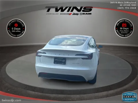 More photos of 2025 Tesla Model 3 Long Range at Twins Chrysler Dodge Jeep Ram, MI