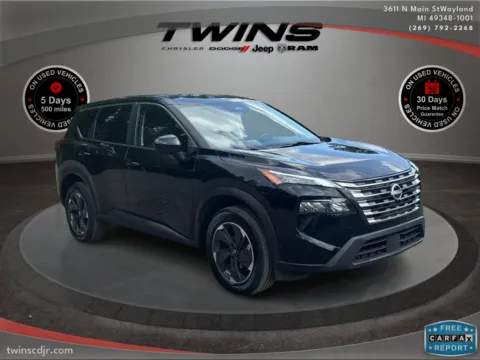Black 2024 Nissan Rogue SV for sale in Wayland, MI