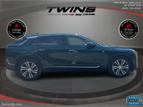 Photos of 2024 Cadillac LYRIQ Luxury for sale in Wayland, MI at Twins Chrysler Dodge Jeep Ram