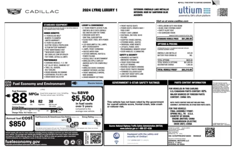 More photos of 2024 Cadillac LYRIQ Luxury at Twins Chrysler Dodge Jeep Ram, MI