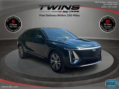 Green 2024 Cadillac LYRIQ Luxury for sale in Wayland, MI