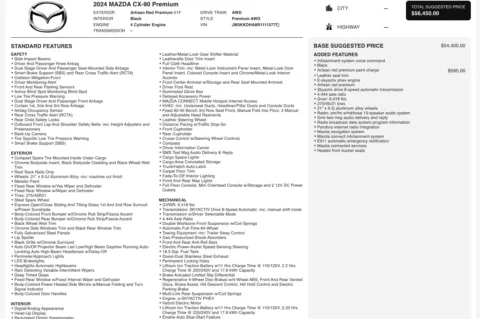 More photos of 2024 Mazda CX-90 PHEV Premium at Twins Chrysler Dodge Jeep Ram, MI