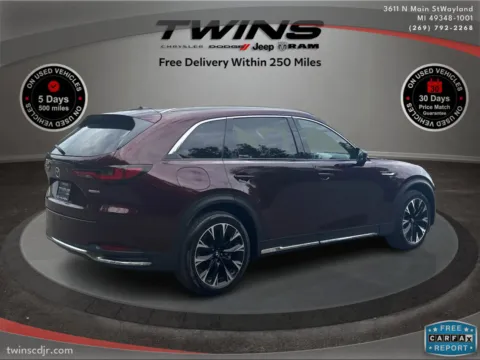 Another view of 2024 Mazda CX-90 PHEV Premium for sale in Wayland, MI at Twins Chrysler Dodge Jeep Ram