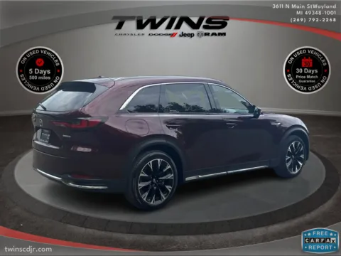Another view of 2024 Mazda CX-90 PHEV Premium for sale in Wayland, MI at Twins Chrysler Dodge Jeep Ram