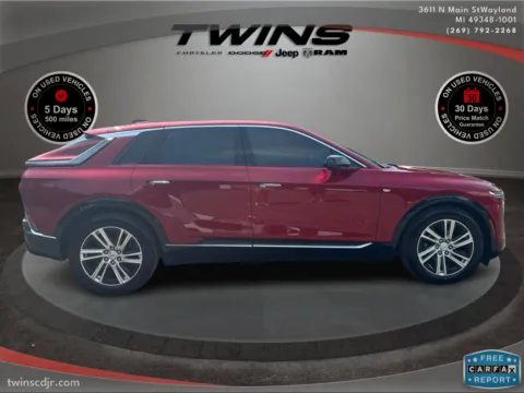 Photos of 2024 Cadillac LYRIQ Tech for sale in Wayland, MI at Twins Chrysler Dodge Jeep Ram