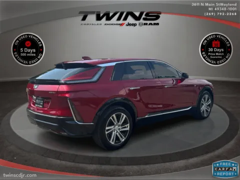 Another view of 2024 Cadillac LYRIQ Tech for sale in Wayland, MI at Twins Chrysler Dodge Jeep Ram