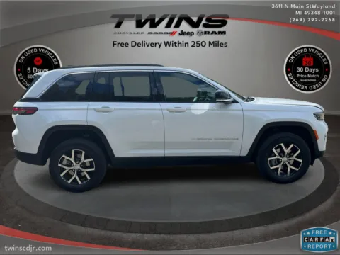 Photos of 2025 Jeep Grand Cherokee Limited for sale in Wayland, MI at Twins Chrysler Dodge Jeep Ram