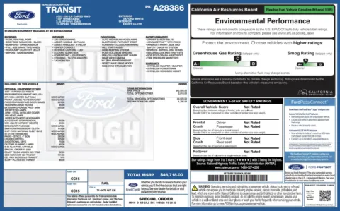 More photos of 2023 Ford Transit Cargo Van T250 at Twins Chrysler Dodge Jeep Ram, MI