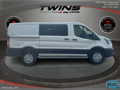 Photos of 2023 Ford Transit Cargo Van T250 for sale in Wayland, MI at Twins Chrysler Dodge Jeep Ram