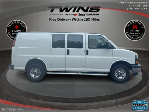 Photos of 2024 GMC Savana Cargo Van G25 for sale in Wayland, MI at Twins Chrysler Dodge Jeep Ram