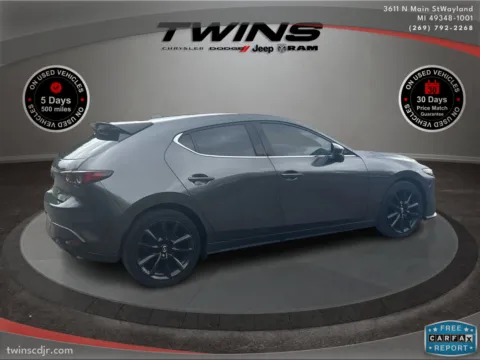 Another view of 2021 Mazda Mazda3 Hatchback 2.5 Turbo Premium Plus for sale in Wayland, MI at Twins Chrysler Dodge Jeep Ram
