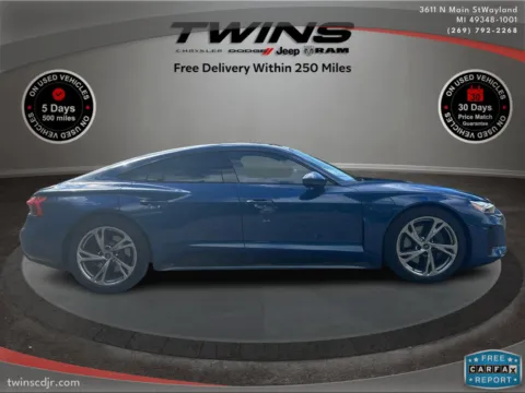Photos of 2024 Audi e-tron GT Premium Plus for sale in Wayland, MI at Twins Chrysler Dodge Jeep Ram