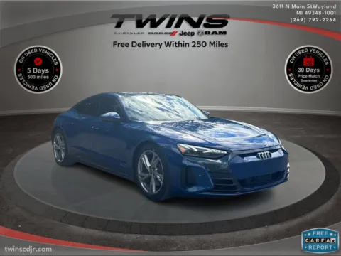 Blue 2024 Audi e-tron GT Premium Plus for sale in Wayland, MI