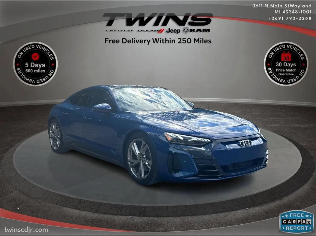 Blue 2024 Audi e-tron GT Premium Plus for sale in Wayland, MI
