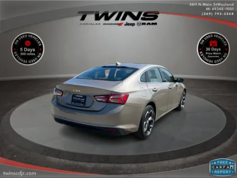 Another view of 2022 Chevrolet Malibu LT for sale in Wayland, MI at Twins Chrysler Dodge Jeep Ram