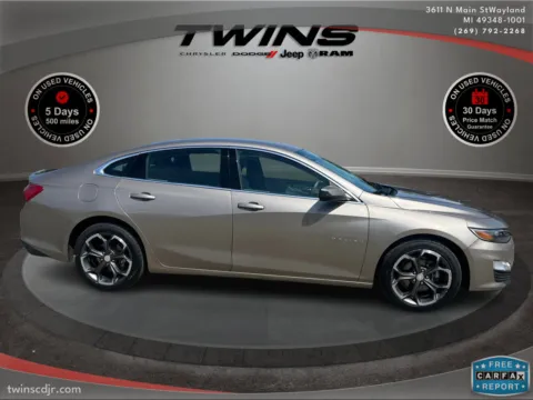 Photos of 2022 Chevrolet Malibu LT for sale in Wayland, MI at Twins Chrysler Dodge Jeep Ram