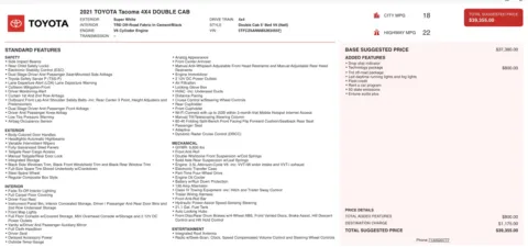 More photos of 2021 Toyota Tacoma TRD Off Road at Twins Chrysler Dodge Jeep Ram, MI