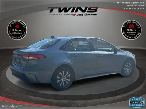 Another view of 2022 Toyota Corolla Hybrid LE for sale in Wayland, MI at Twins Chrysler Dodge Jeep Ram