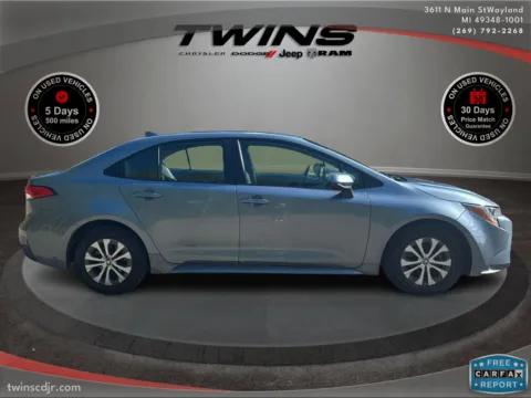 Photos of 2022 Toyota Corolla Hybrid LE for sale in Wayland, MI at Twins Chrysler Dodge Jeep Ram